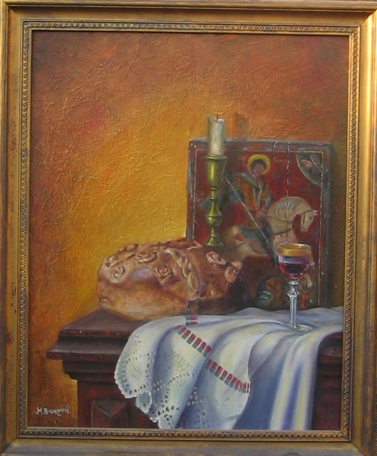 slavski kolac
50x40
ulje